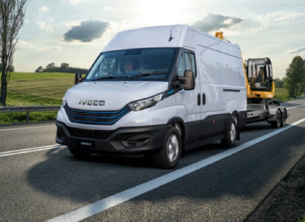 IVECO eDaily driving down road