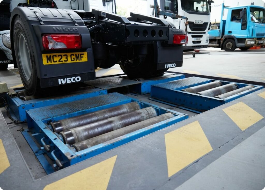 IVECO Trucks in warehouse